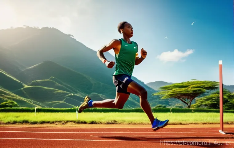 코모로 유명 스포츠 선수 - **Prompt:** "A vibrant and energetic scene capturing the Comoros national football team, affectionat...