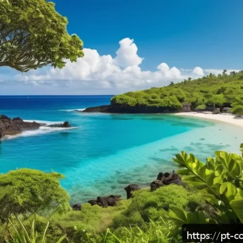 Home 30 코모로 관광 사업 투자 - A vibrant eco-resort on a tropical Comoros island, featuring traditional local architecture blended ...